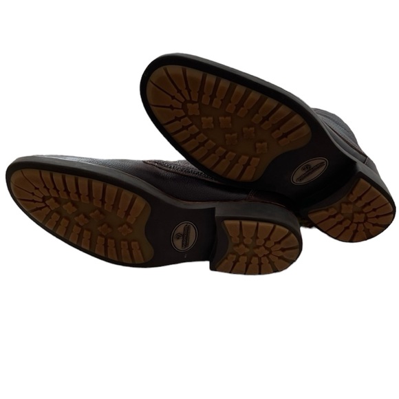 NWOB Anatomic Smart Pedras Brown Leather Lace Up Ankle Boot Size 9 (US) 43 (EU) - Picture 5 of 11